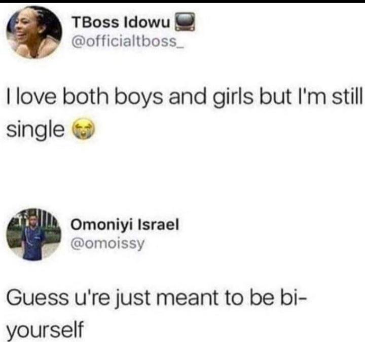 I guess I am bi-myself