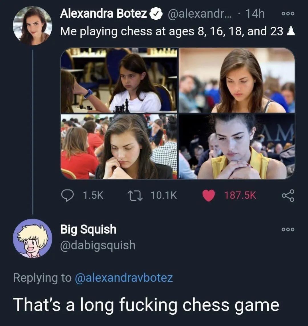 She is taking her time