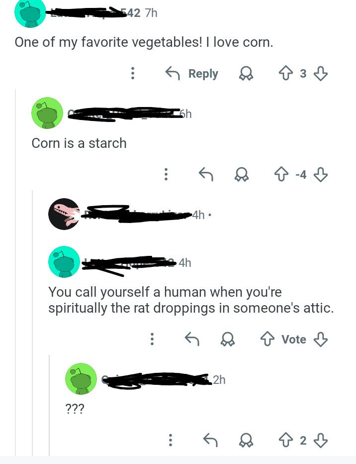 The insult came out of nowhere to my knowleage but here it is