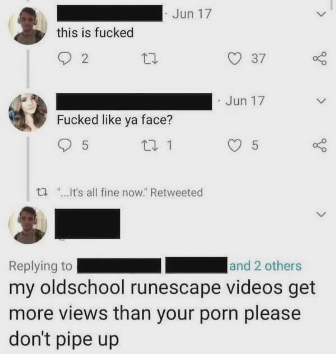 Devastating, I wouldn't even know what to reply with anymore.
