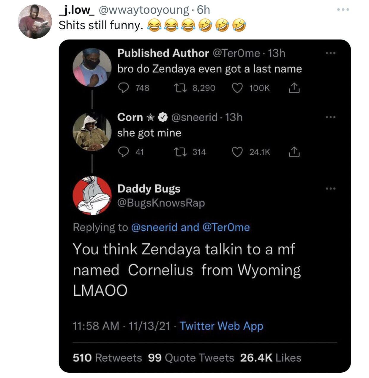 Daddy Bugs got no chill