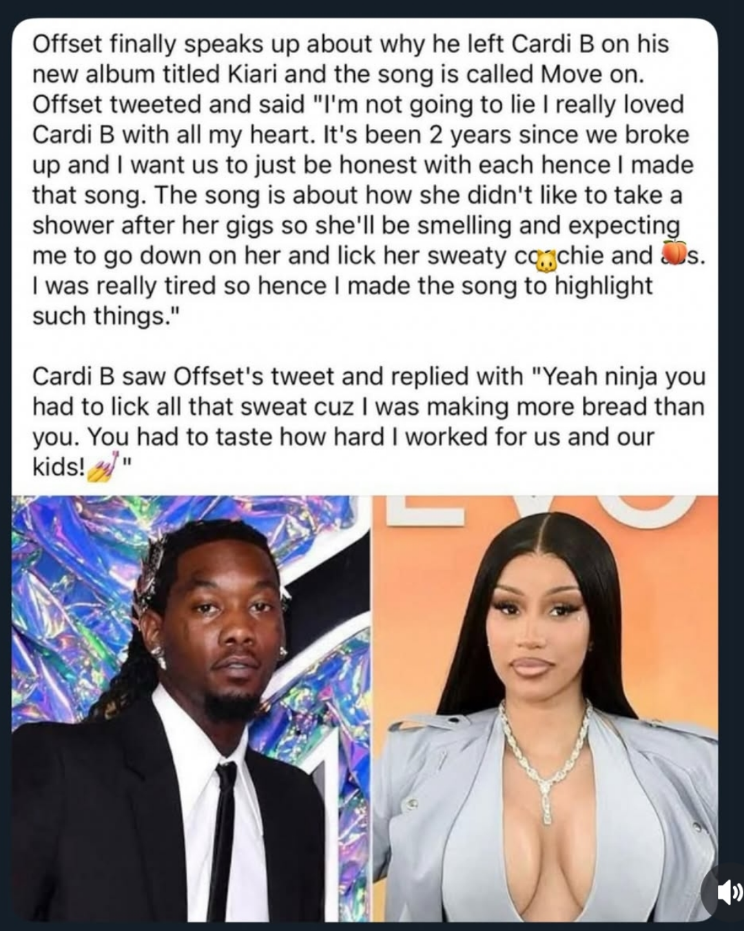 His too soft for her clapbacks