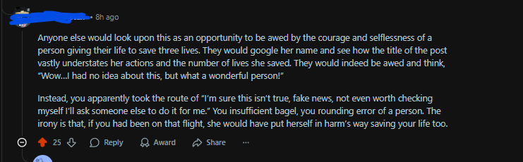 you rounding error of a person