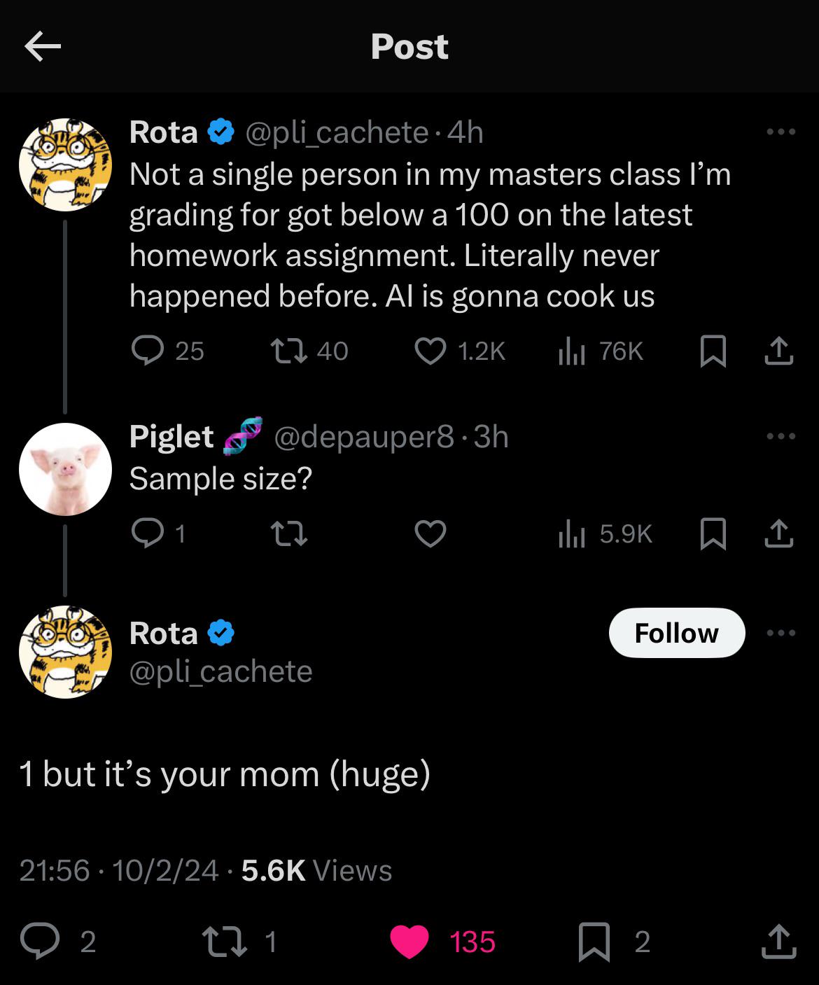 Large sample size