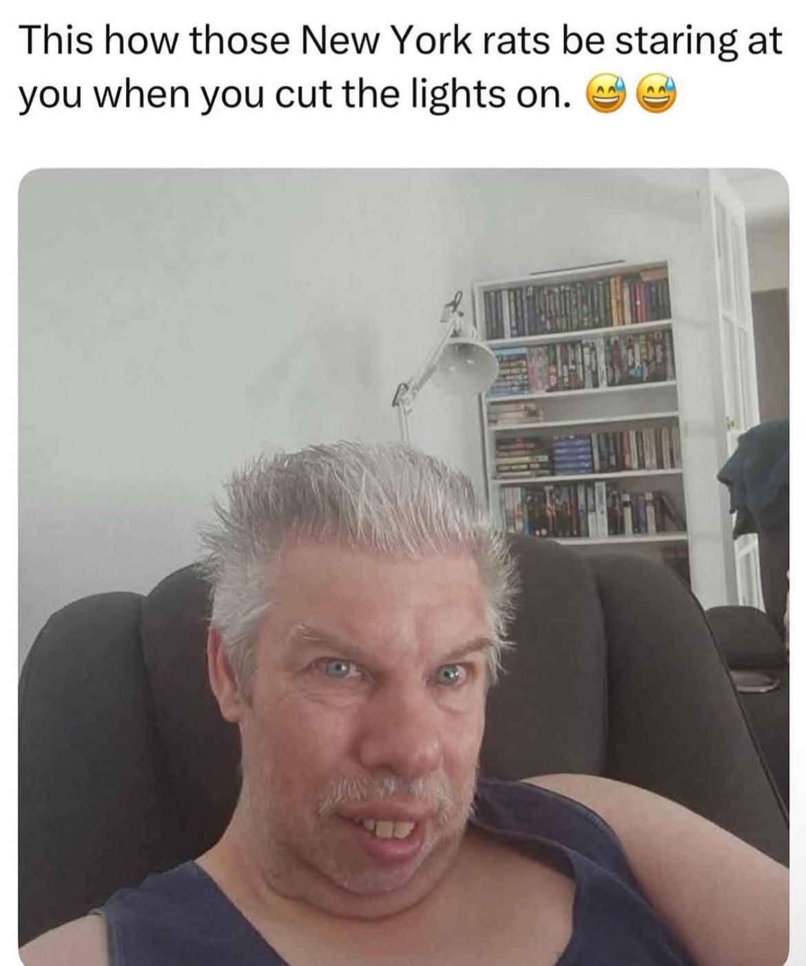 Guy Fieri if he was turned into a rat.