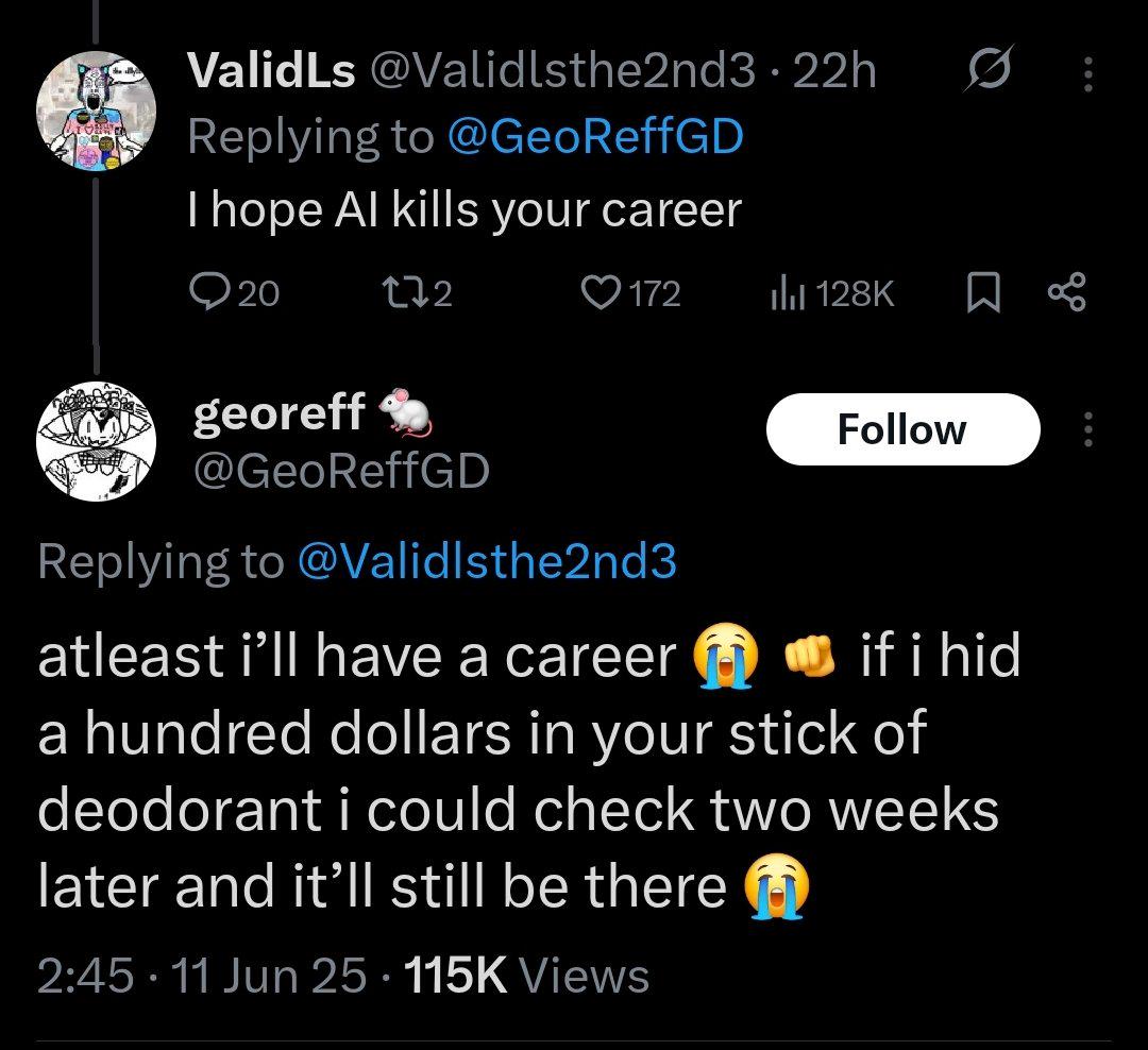 AI wasn't required to kill the career after all
