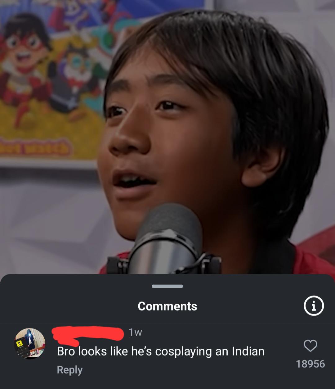 Cosplaying as an indian