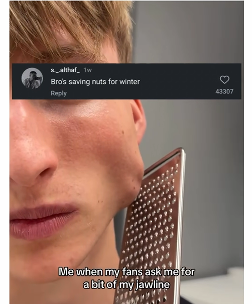 Saving for the winter season.