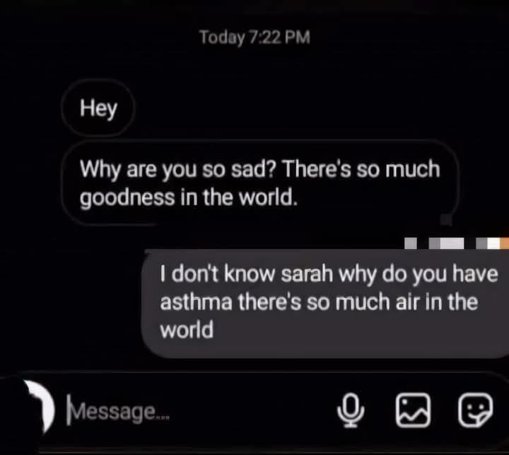 Sarah was just positive!!