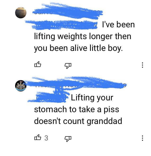 Old man questions on what his fitness trainer told him do