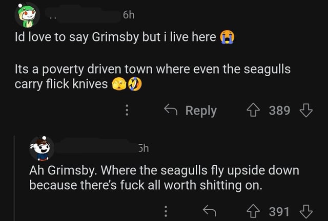 On a post regarding the worst cities in the uk