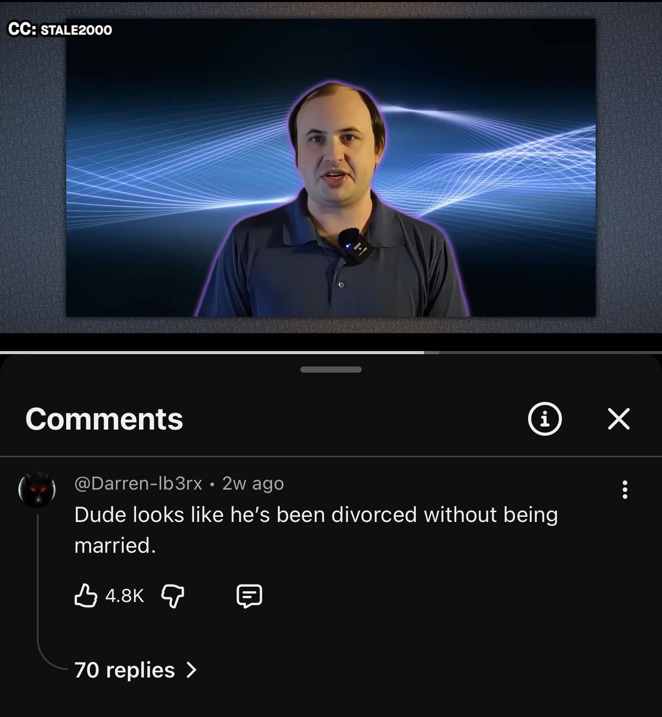 Dude looks like the definition of a divorce