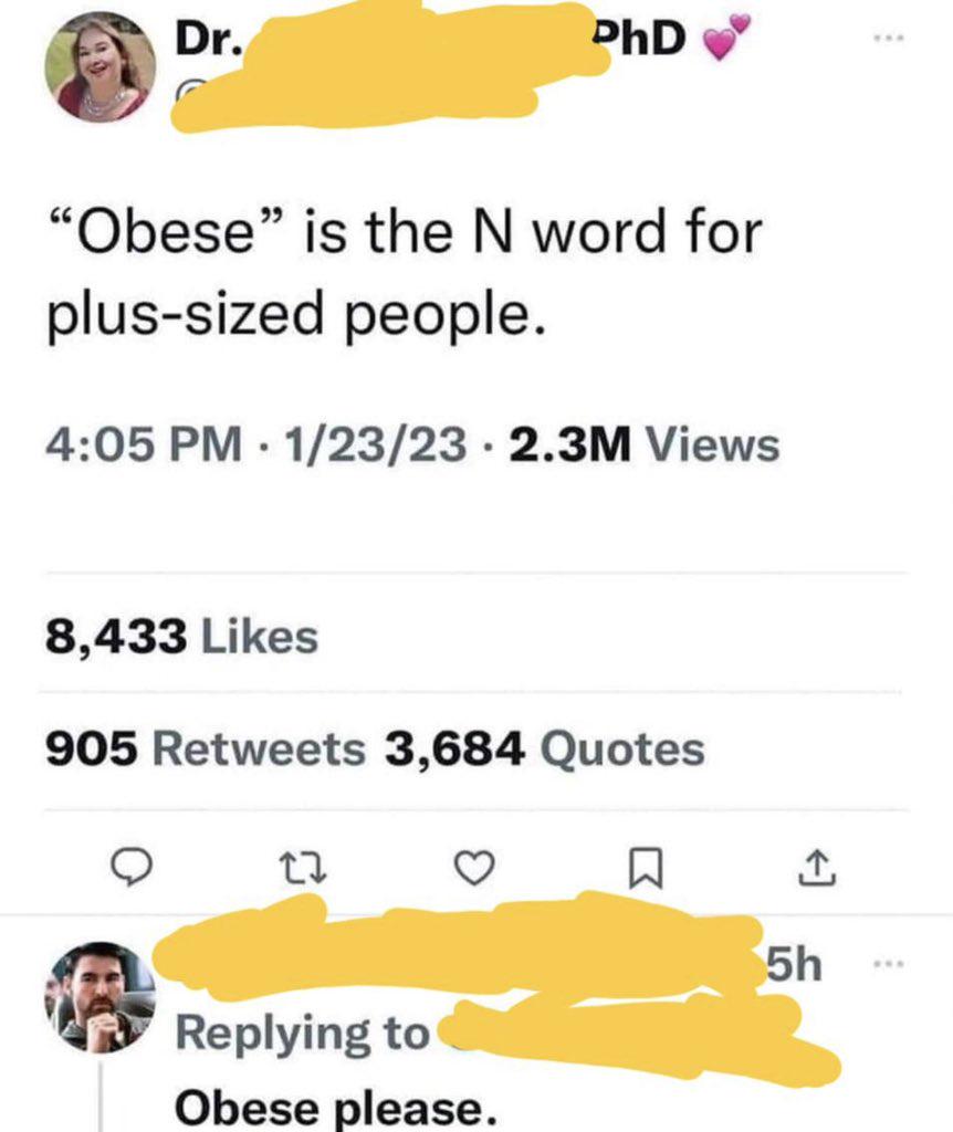 Why obese people feel bad when they are called obese? I mean they are obese..right?