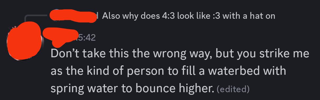 That was unique