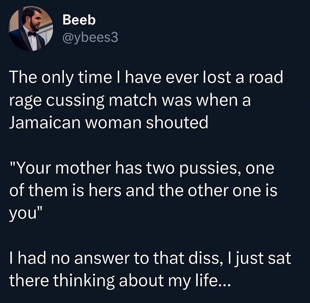 I think if she had said this to me, I would have burst mouth laughing and said "OK! You win!"