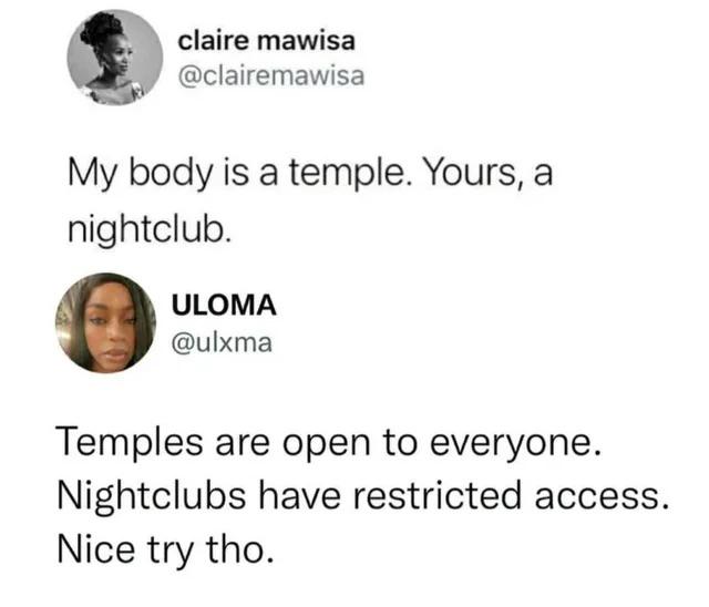 Claire never tweeted again after this