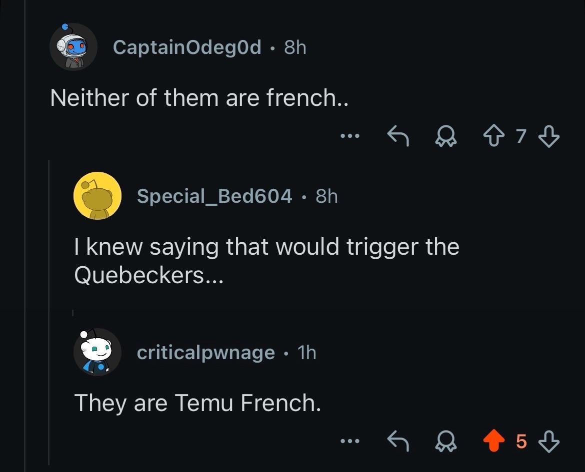 Because insulting just one person isn’t enough