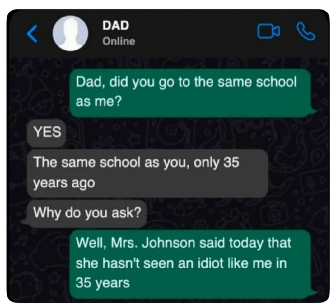 Like father, like son