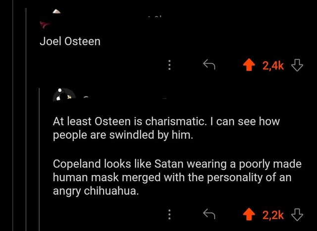 On a post about evil people