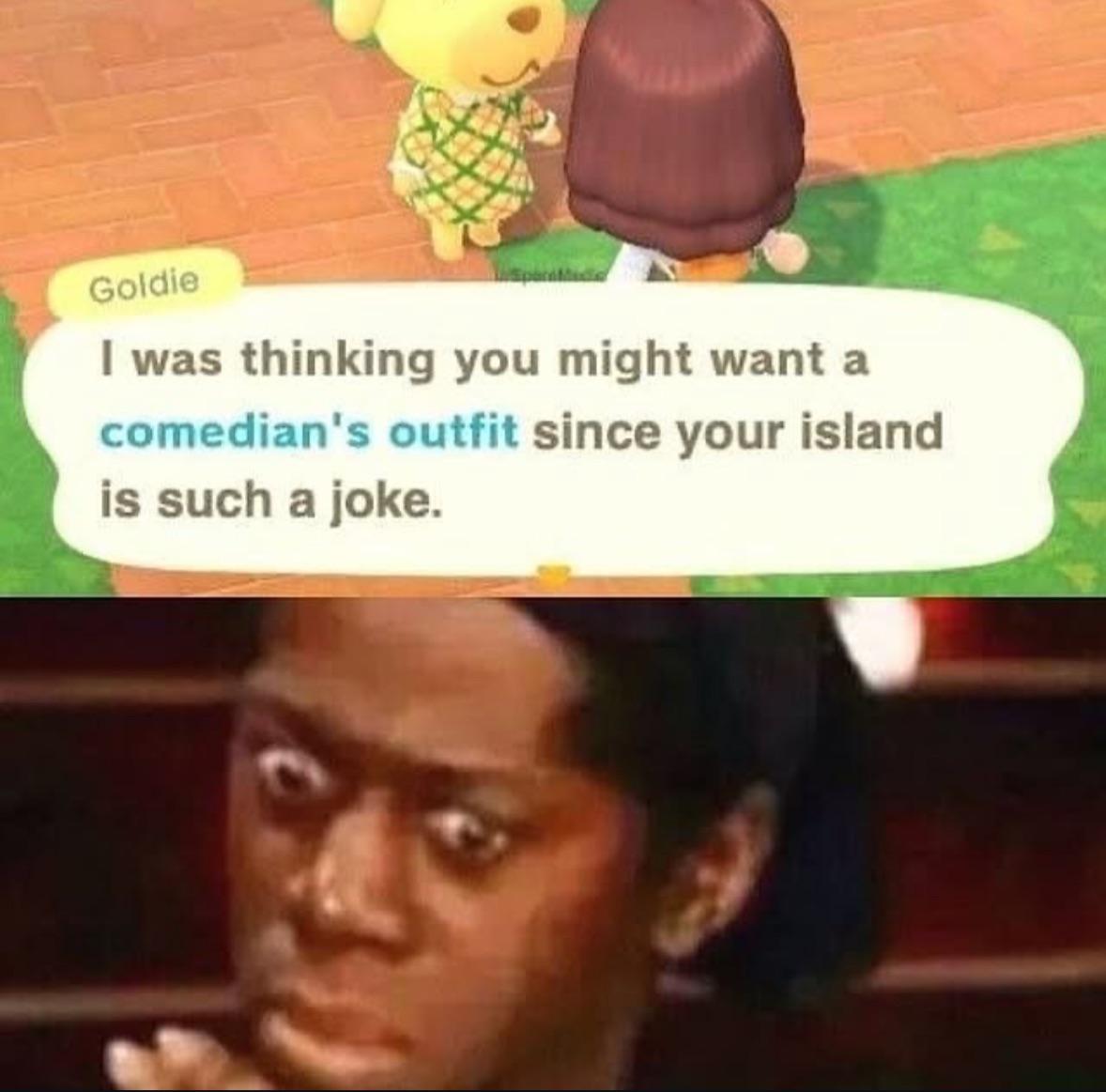Goldie’s in a foul mood