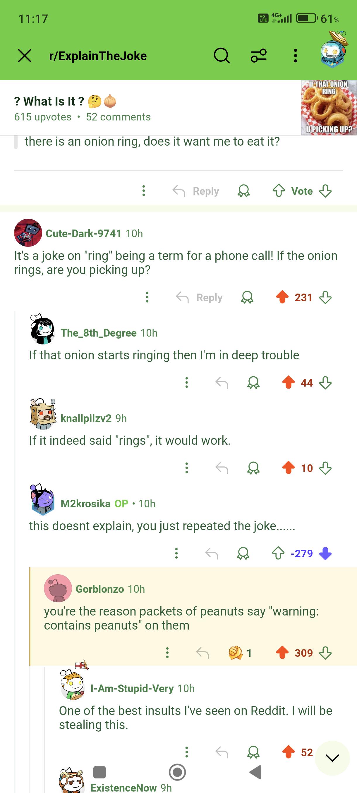 OP himself got burnt