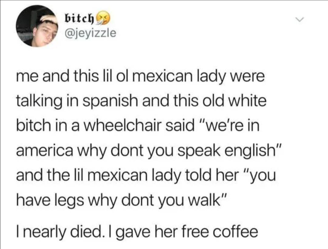 She shoulda just walked away from that confrontation