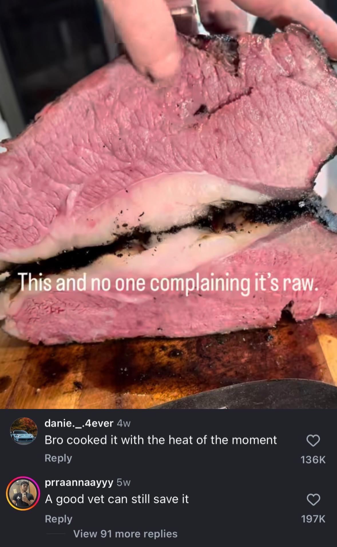 It’s probably still moving