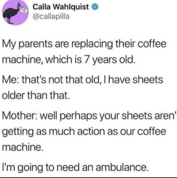 Mom needs to chill out