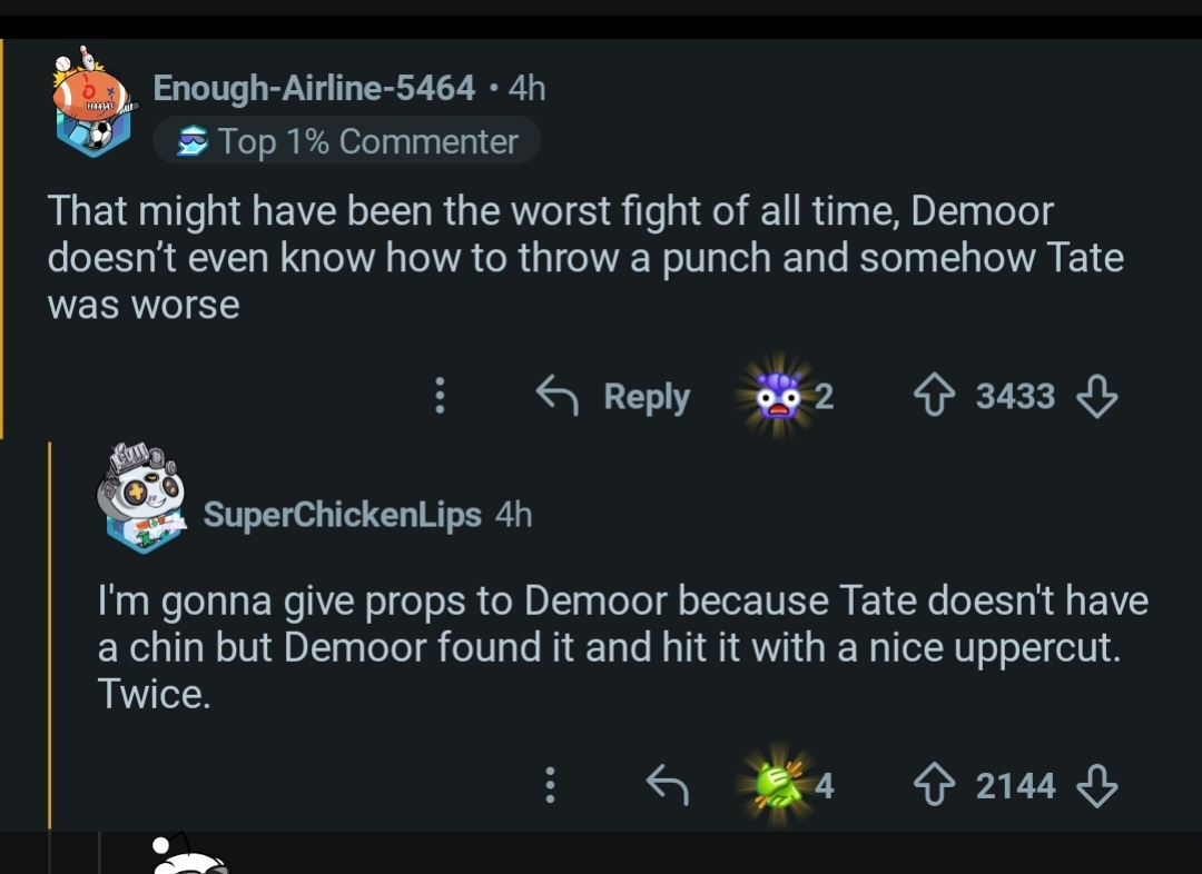 No chin and no spine