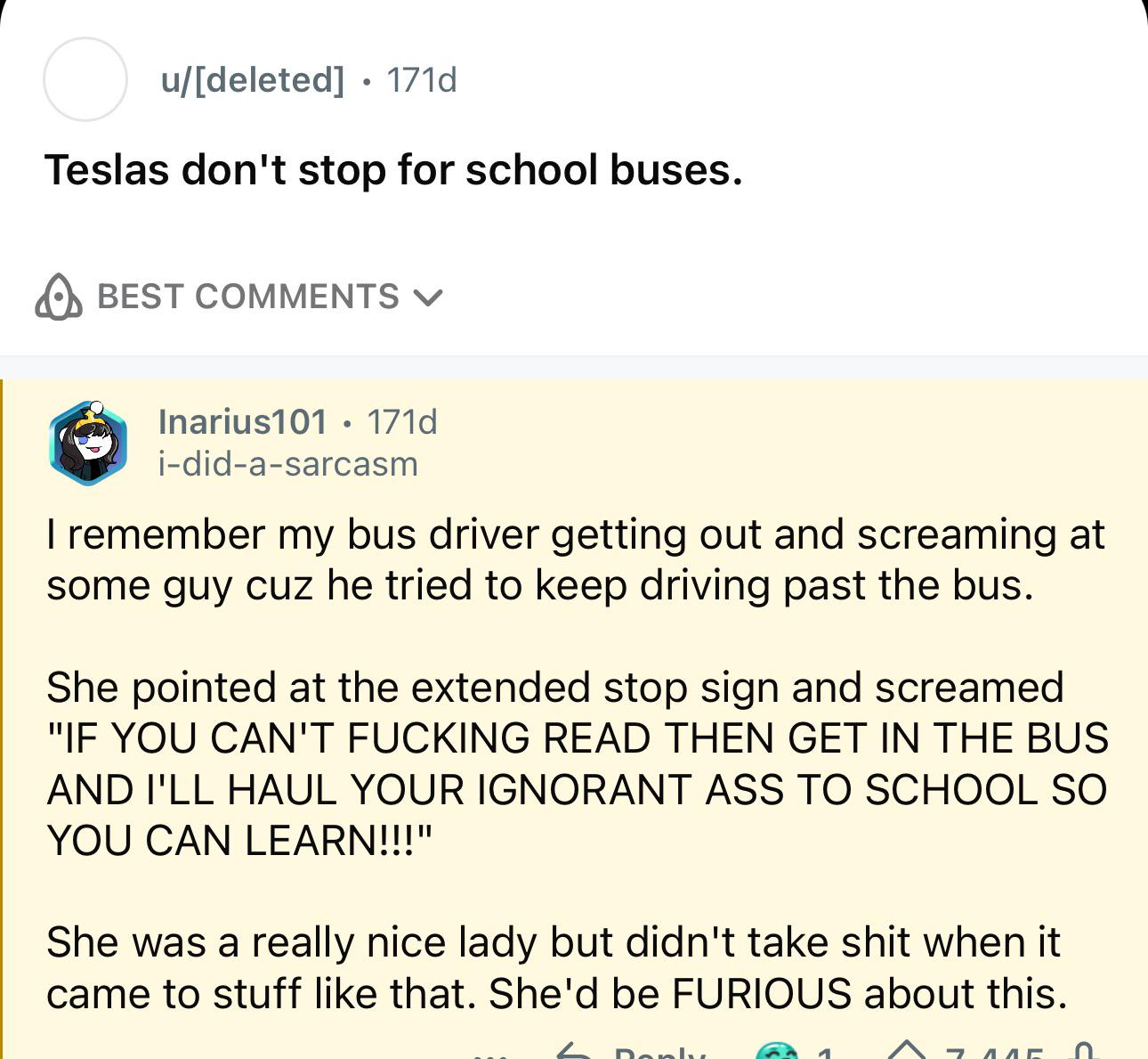 Best bus driver ever