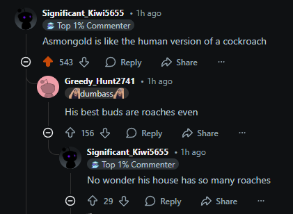 He Does Look Like a Cockroach