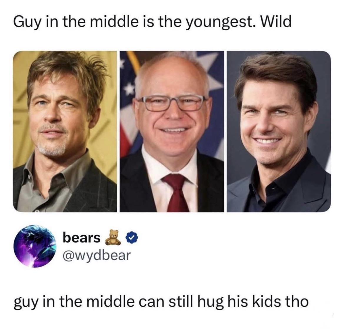 Good On Him For Hugging His Kids