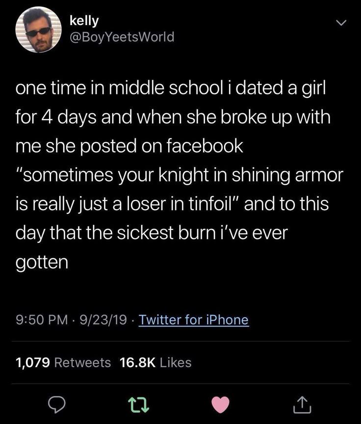 This is actually the sickest burn ever