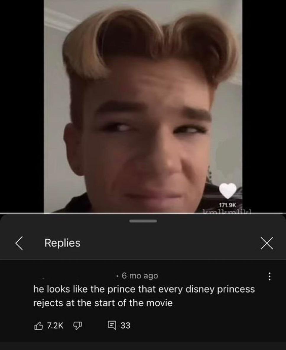 Why bro’s hair like that!?