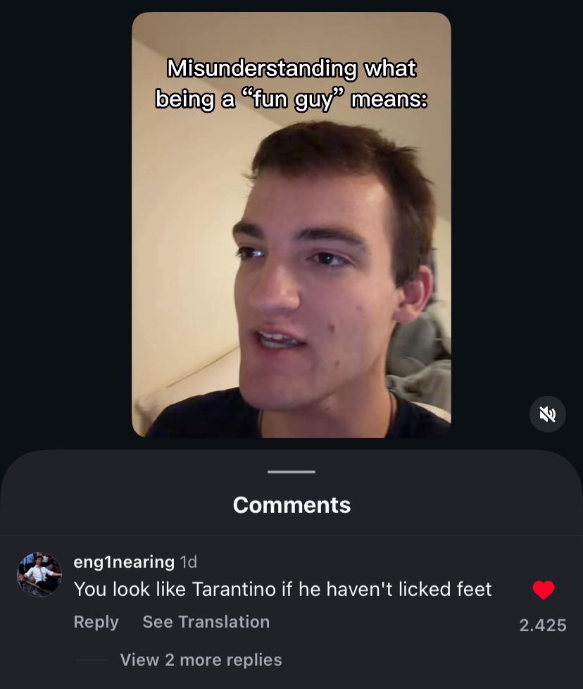 But whats Tarantino without feet