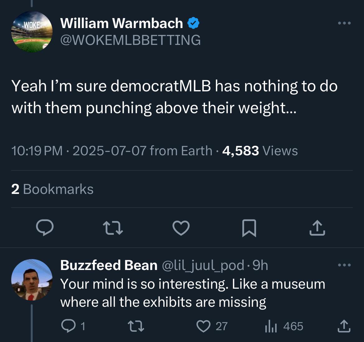 Goodnight, at the Museum