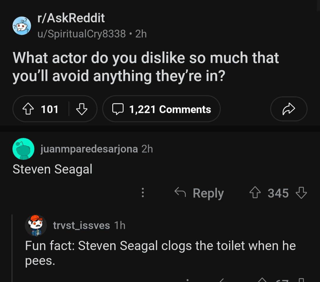 Clogs the toilet when he pees