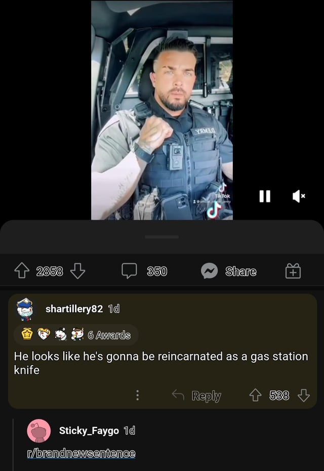 Gas station knife