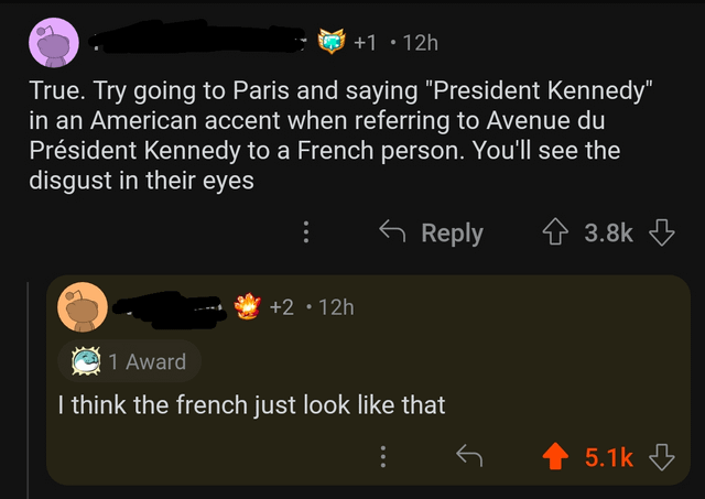 Disgusting french eyes