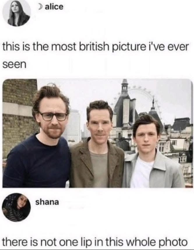 Must be a British thing