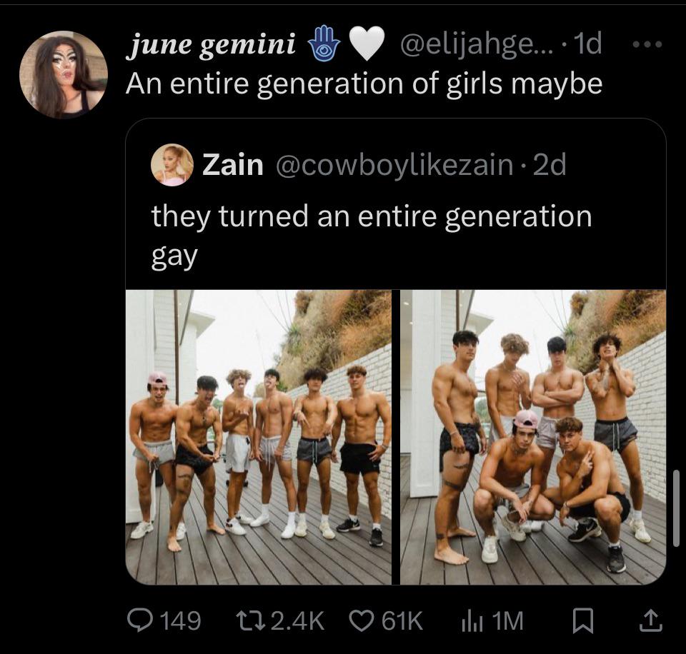 So reverse queerbating is a thing