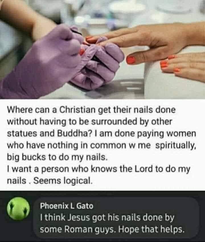 Pagan manicures  ?