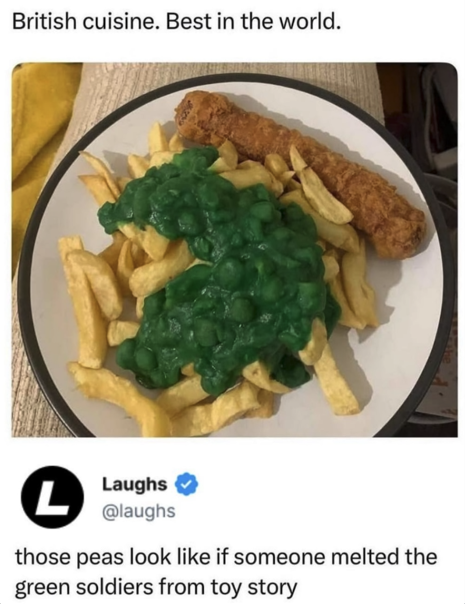 As a British person, I can say that this is a bad example of mushy peas