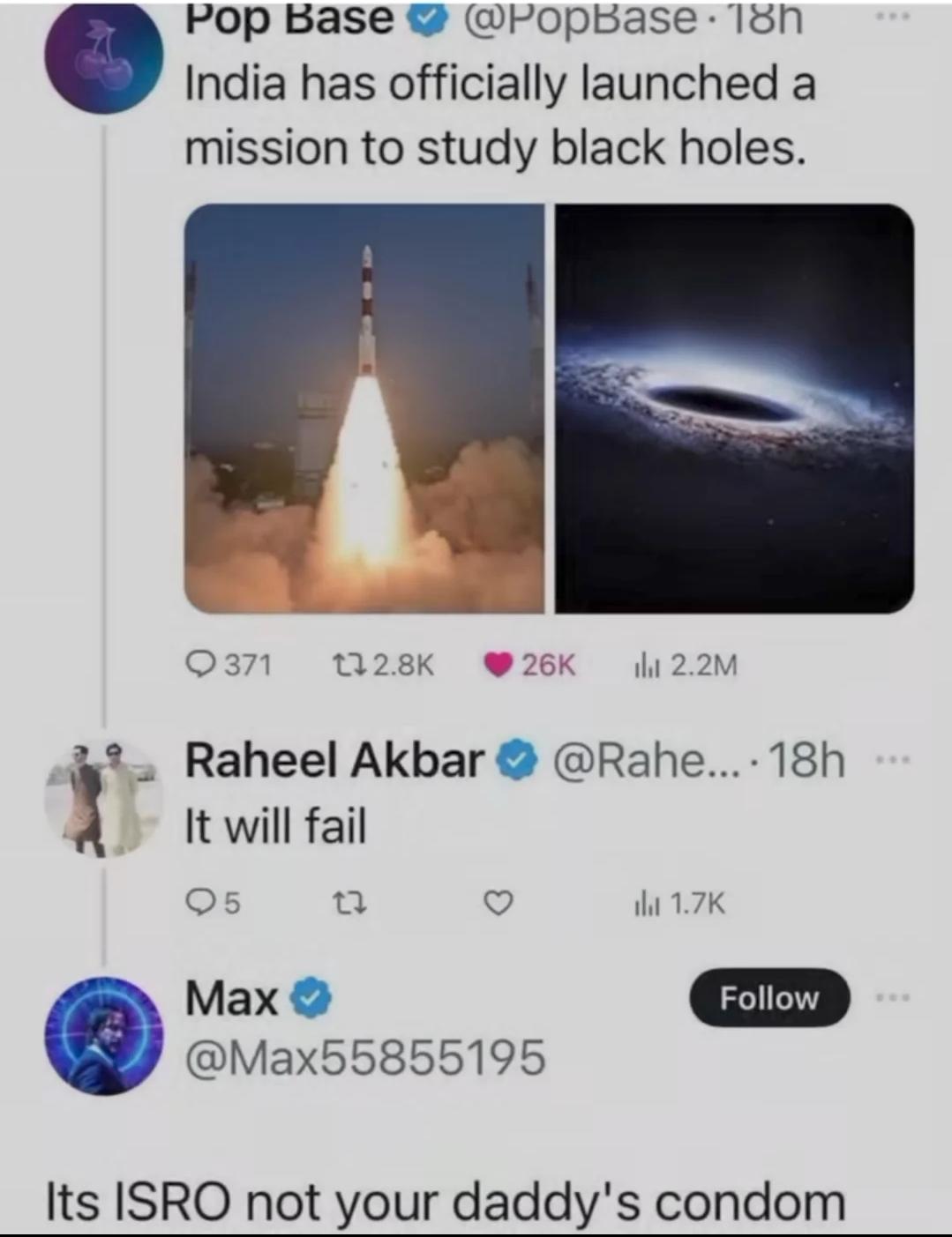 Blackhole to condom
