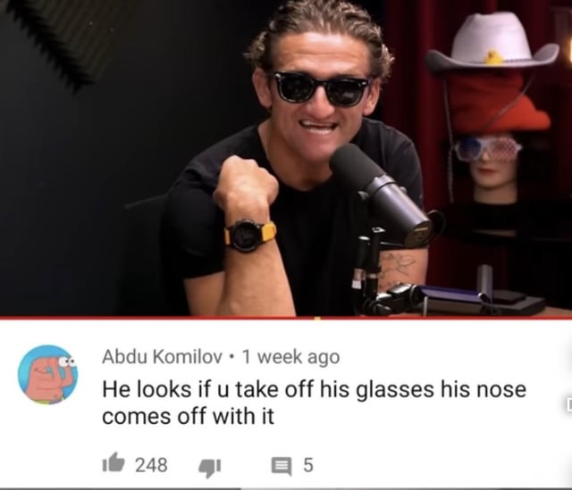 Why did bro have to Casey Neistat like that