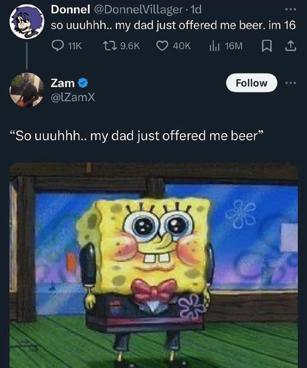 bro got cooked by spongebob pic