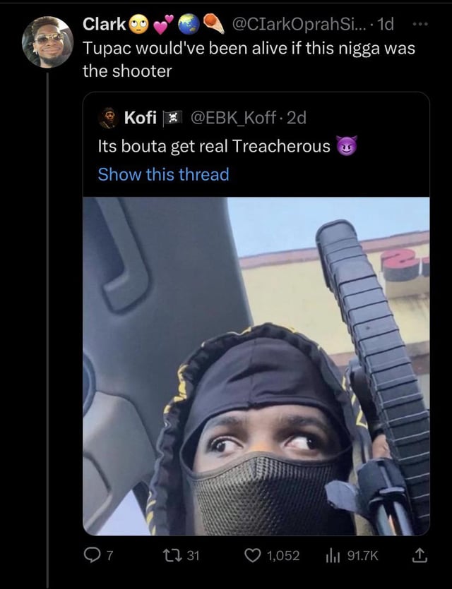 Real Treacherous indeed💀