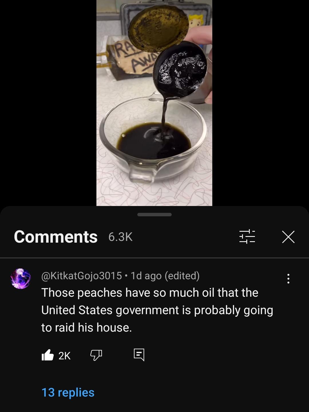 They were opening up 60 year old canned peaches for context