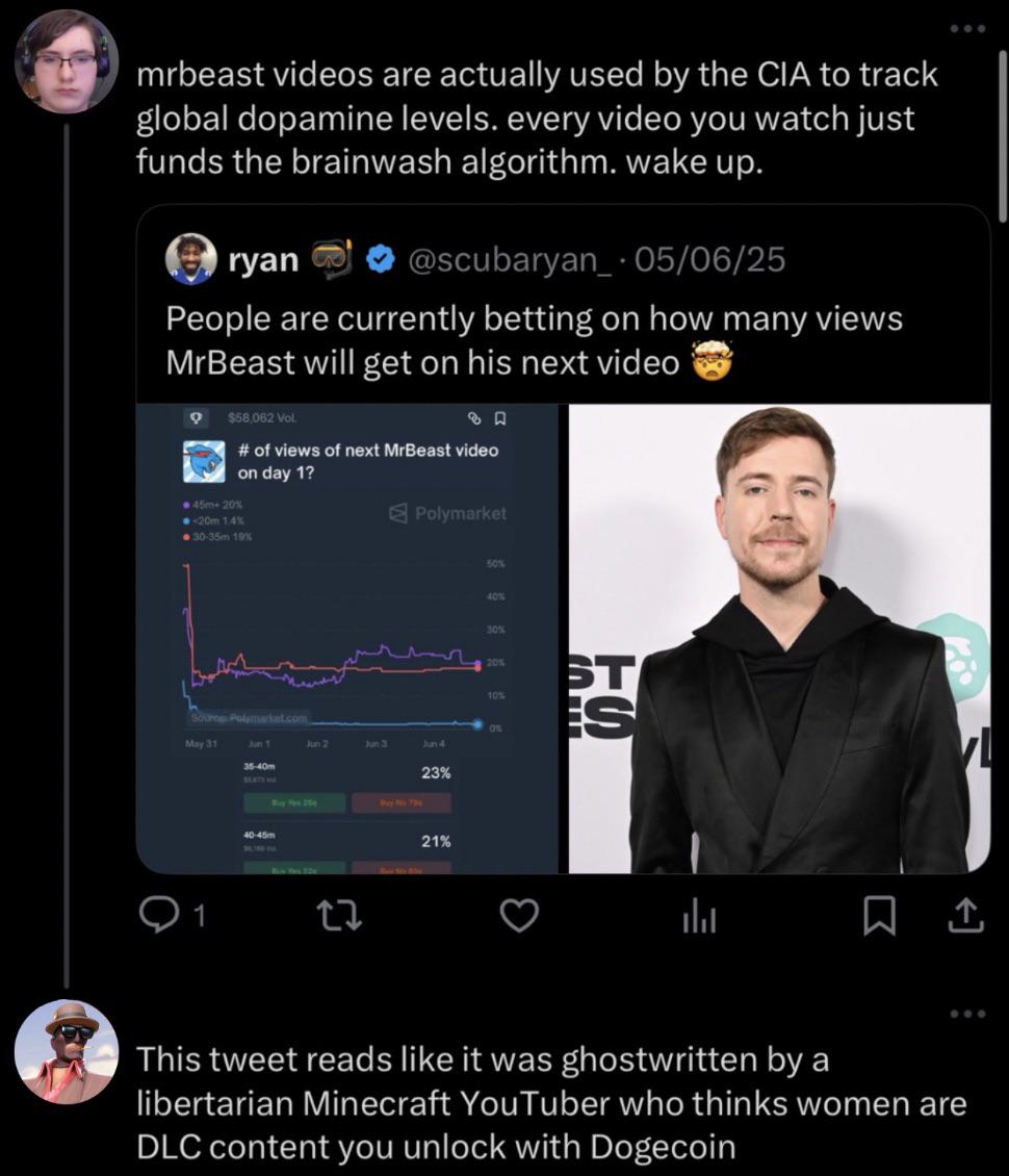 “funds the brainwash algorithm”