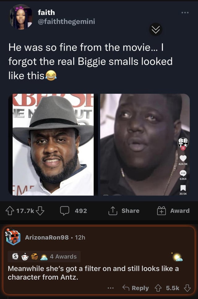 That’s what happens when you dis Biggie Smalls.